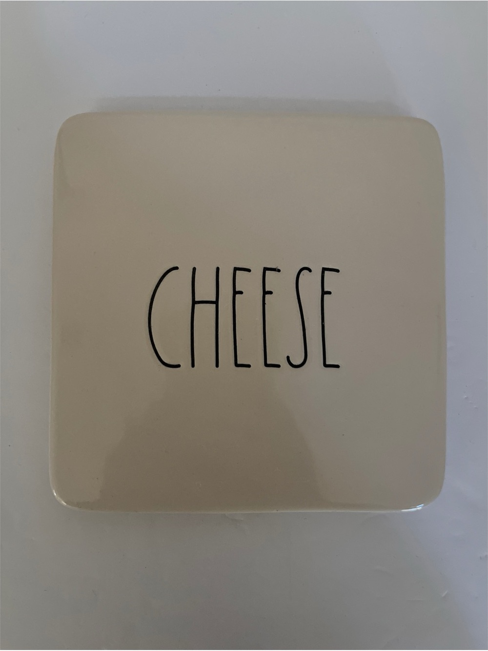 Rae Dunn Ceramic Cheese Plate